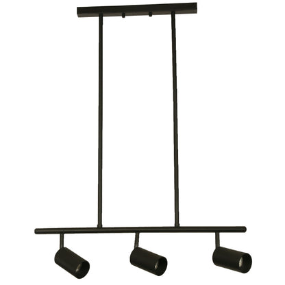 Lámpara Colgante Negro 3L Gu10 5W