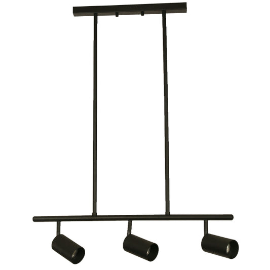Lámpara Colgante Negro 3L Gu10 5W