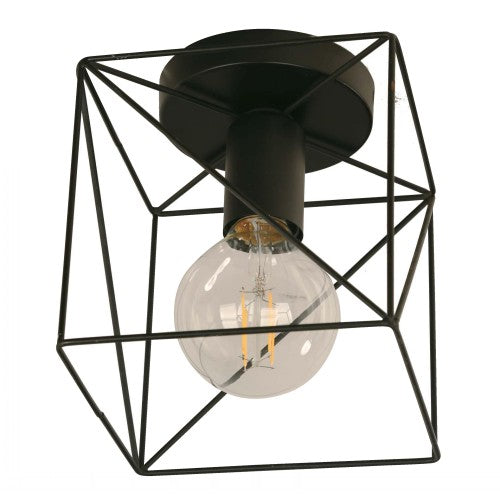 LAMP. TECHO NEGRO 1L E27 40W