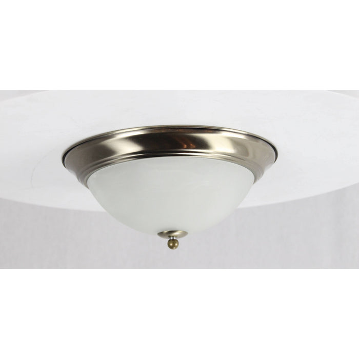 LAMP. TECHO BRONCE ANTIGUO 2L E27 40W (2 PIEZAS)