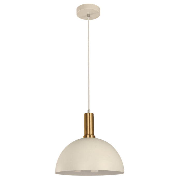 LAMP. COLGANTE BLANCO 1L E27 40W