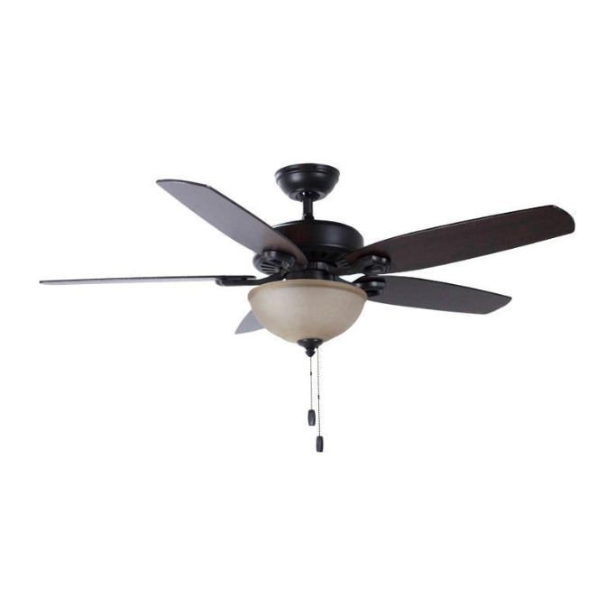 VENTILADOR DE TECHO BUILDER DELUXE BRONCE 52" 2L E27 9W