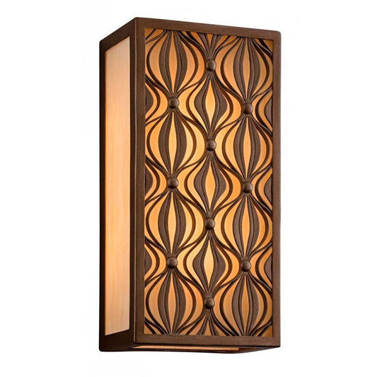 LAMP. EXT. APLIQUE MAMBO BRONCE 2L E27 60W