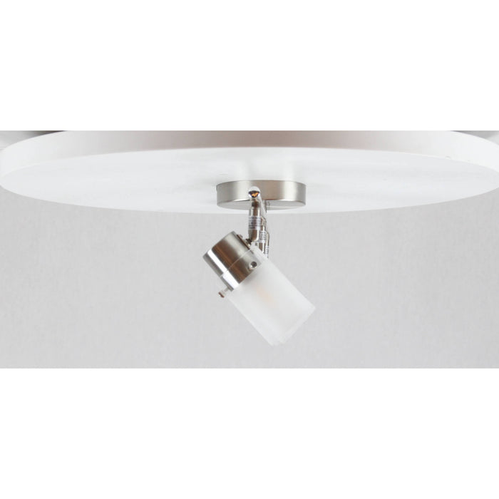 Lámpara Techo Níquel Satinado 3L E27 60W