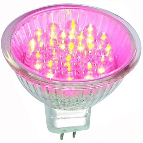 BOMBILLO LED MR16 127V ROJO BRILLANTE