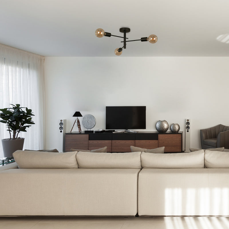 LAMP. TECHO NEGRO 3L E27 40W