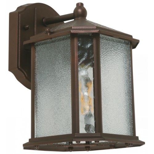 LAMP. EXT. PARED BRONCE OSCURO 1L E27 60W