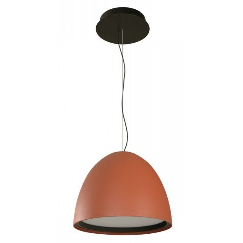 LAMP. LED COLGANTE NEGRO Y TERRACOTA 30W 100-240V 3000K
