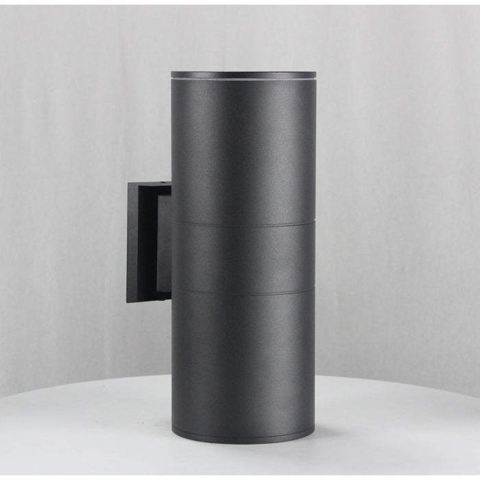 LAMP. EXT. PARED NEGRO 2L E27 100W