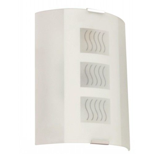 LAMP. PARED NÍQUEL SATINADO 1L E14 60W
