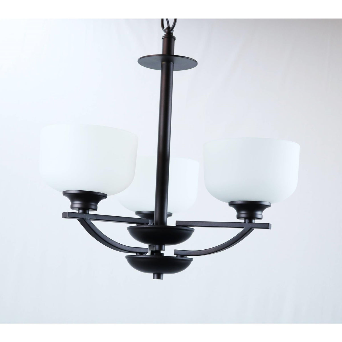 LAMP. COLGANTE BRONCE ANTIGUO 3L E27 60W
