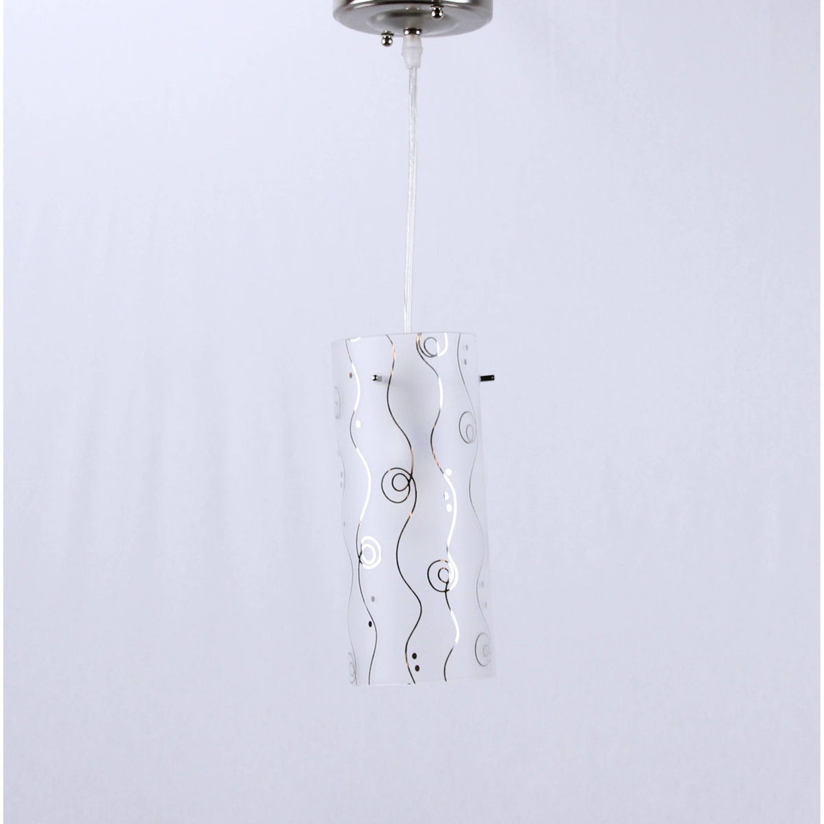 LAMP. TECHO NIQUEL SATINADO 1L E27 60W