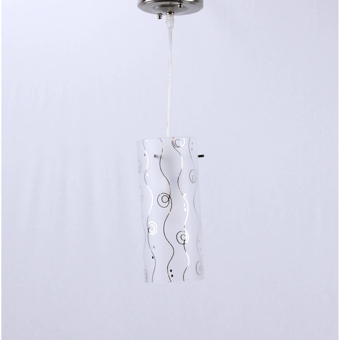 LAMP. TECHO NIQUEL SATINADO 1L E27 60W