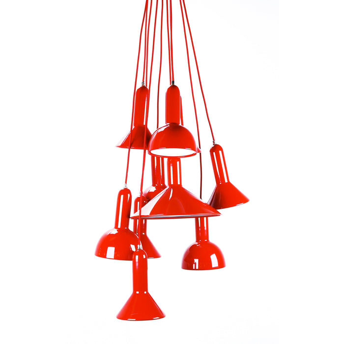 Lámpara Techo Rojo 10L E27 40W