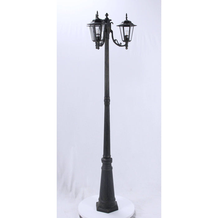 LAMP. EXT. POSTE NEGRO 3L E27 100W
