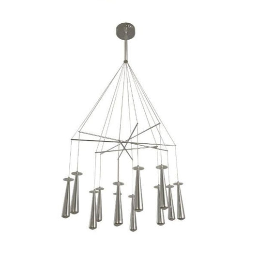LAMP. COLGANTE CROMO 12L GU10 50W