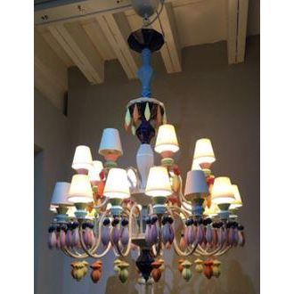 LAMP. COLGANTE BLANCO 30L E14 40W