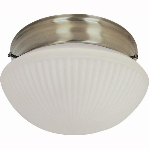LAMP. TECHO BRONCE ANTIGUO 1L E27 60W