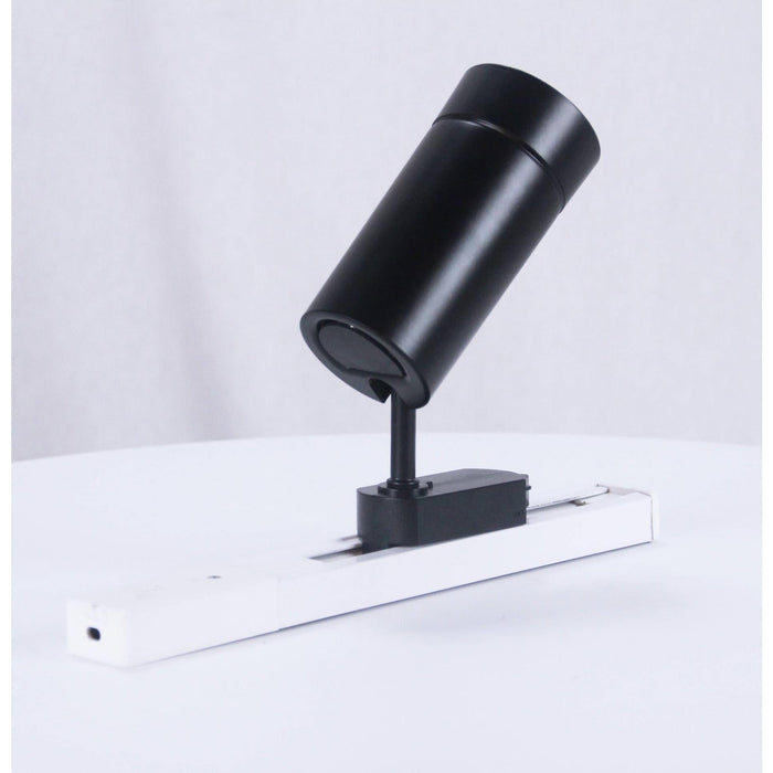 LAMP. TECHO RIEL NEGRO 1L GU10 7W