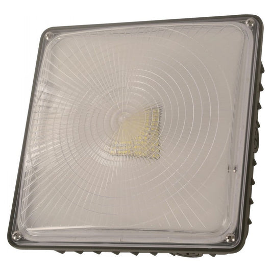 Lámpara Led Exterior  Techo Negro 45W 120-277V 6000K (Atenuable)