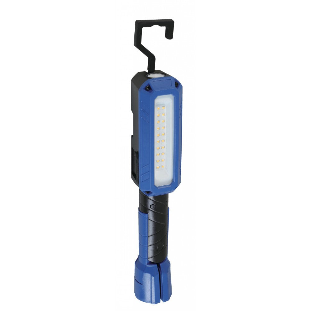LAMP. LED EXT. REFLECTOR AZUL Y NEGRO 6W 3.7V 4000K RECARCABLE