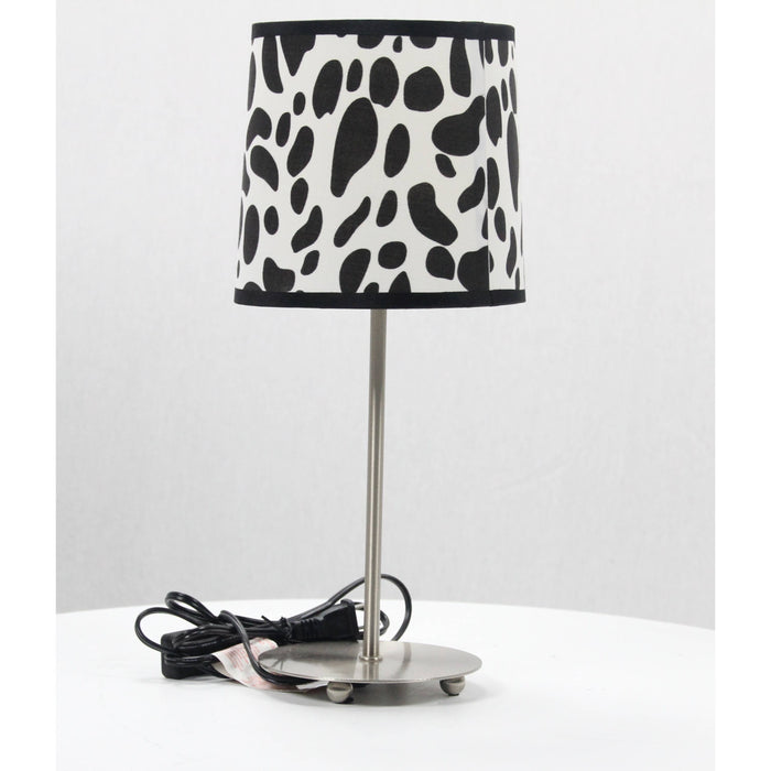 LAMP. MESA NIQUEL SATINADO 1L E27 40W