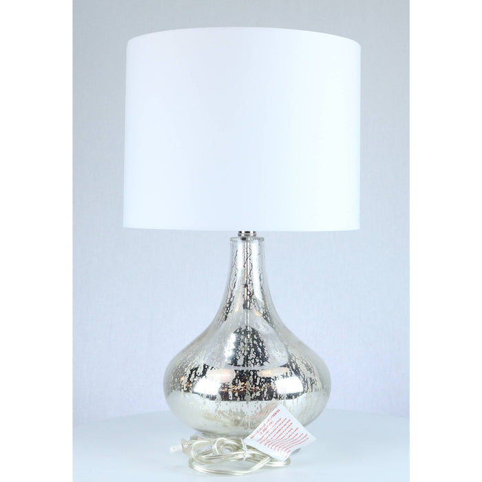 LAMP. MESA PLATEADO 1L E27 100W