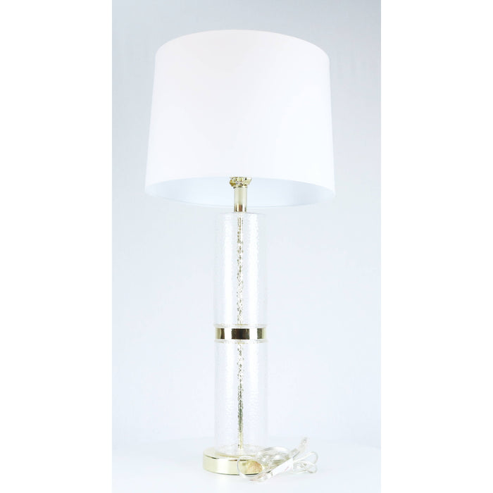 LAMP. MESA BRONCE PULIDO 1L E27 100W
