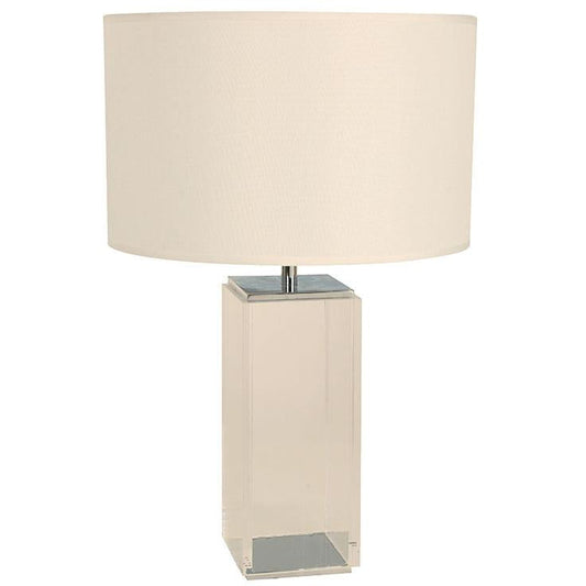Lámpara Mesa Cromo 1L E27 60W