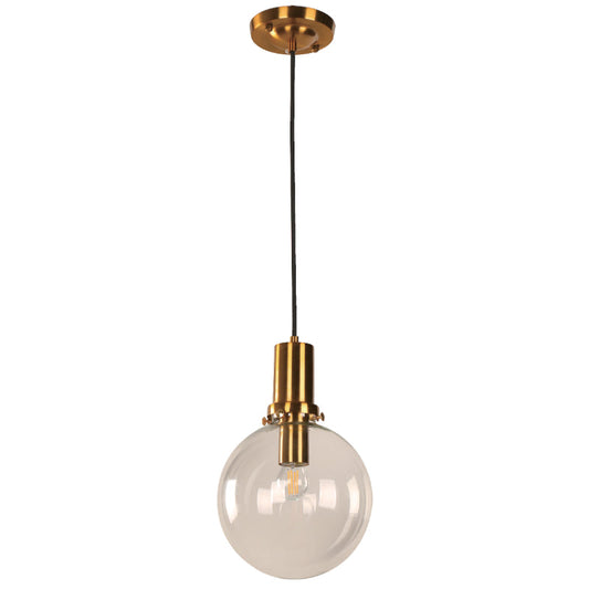 LAMP. TECHO BRONCE DORADO 1L E27 40W