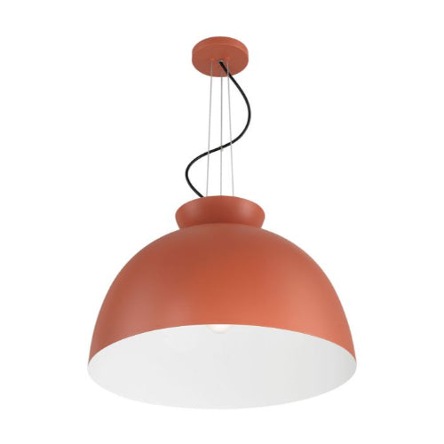 LAMP. COLGANTE ROJO 1L E26 60W