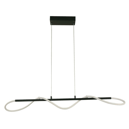 LAMP. LED COLGANTE NEGRO 24W 3000K 100-240V