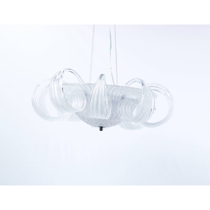 LAMP. TECHO CROMO 5L E14 40W