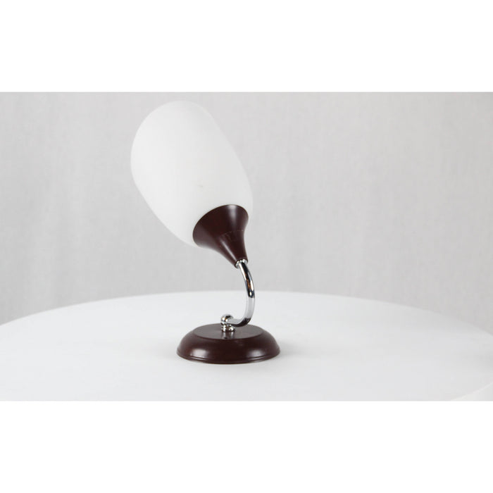 LAMP. PARED NEGRO 1L E27 5W I/B LED