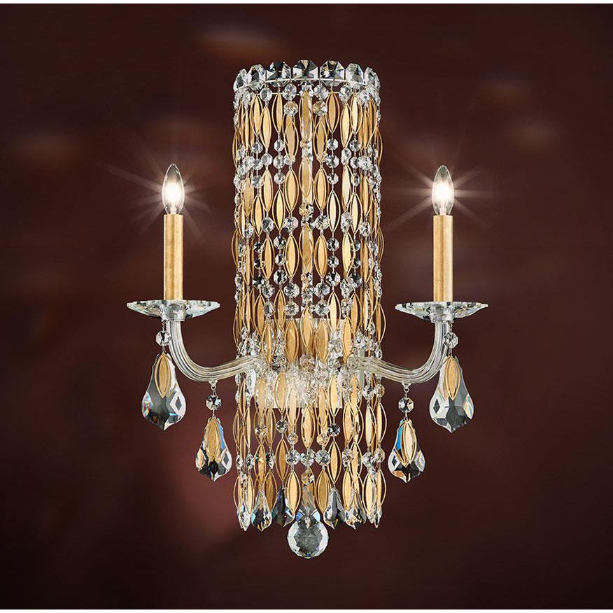 LAMP. PARED SARELLA SCONCE DORADO 2L E12 60W