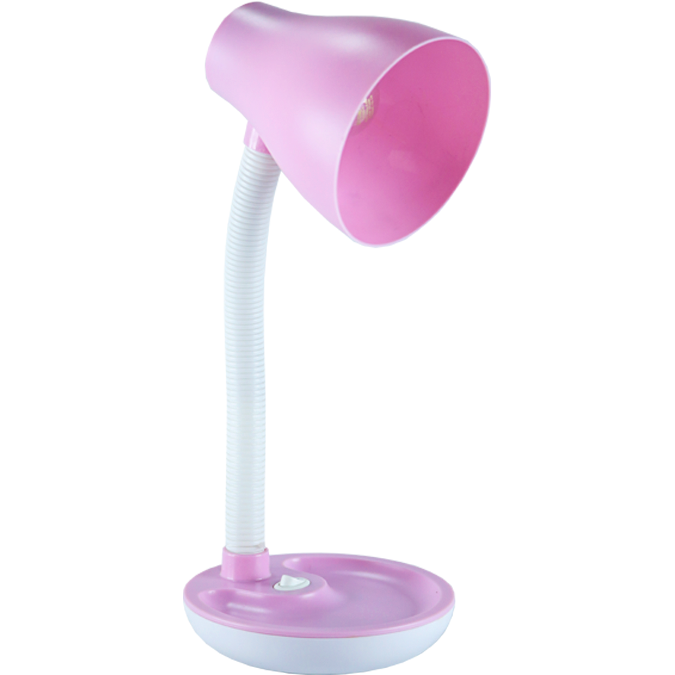 LAMP. ESCRITORIO ROSADO 1L E27 10W