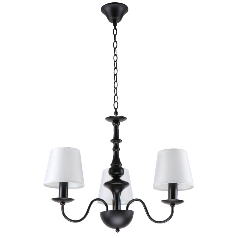 LAMP. COLGANTE NEGRO 3L E14 40W