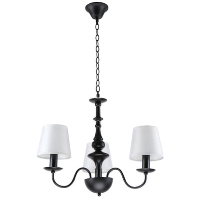LAMP. COLGANTE NEGRO 3L E14 40W
