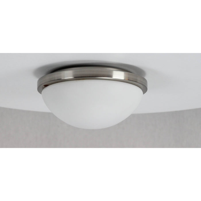 LAMP. TECHO NÍQUEL SATINADO 1L E27 60W