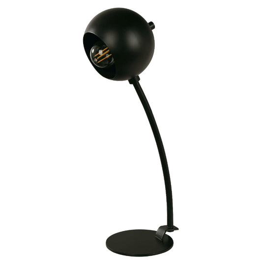 LAMP. ESCRITORIO NEGRO 1L E27 10W