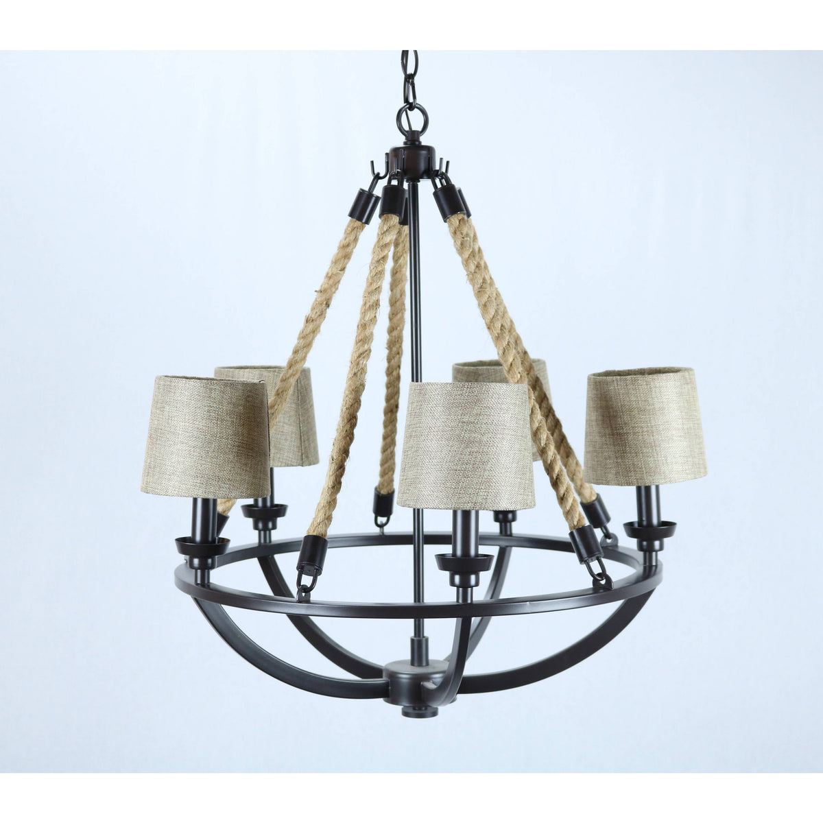 Lámpara Colgante Bronce 5L E14 60W