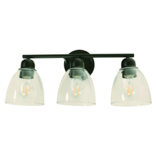 LAMP. DE PARED NEGRO 3L E27 40W