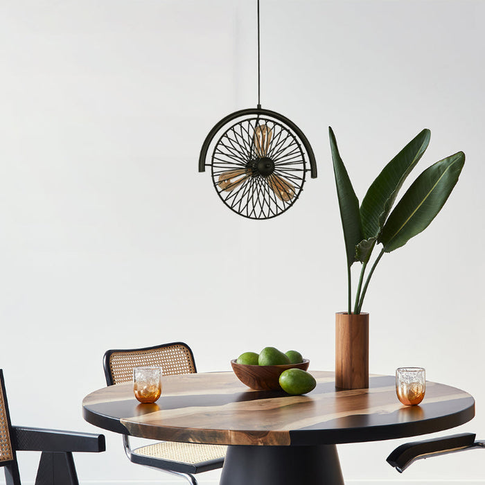 LAMP. COLGANTE NEGRO 3L E27 40W