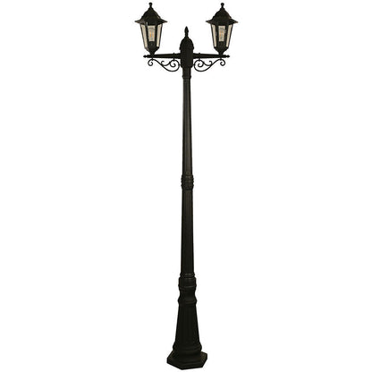 LAMP. EXT. POSTE NEGRO 2L E27 40W