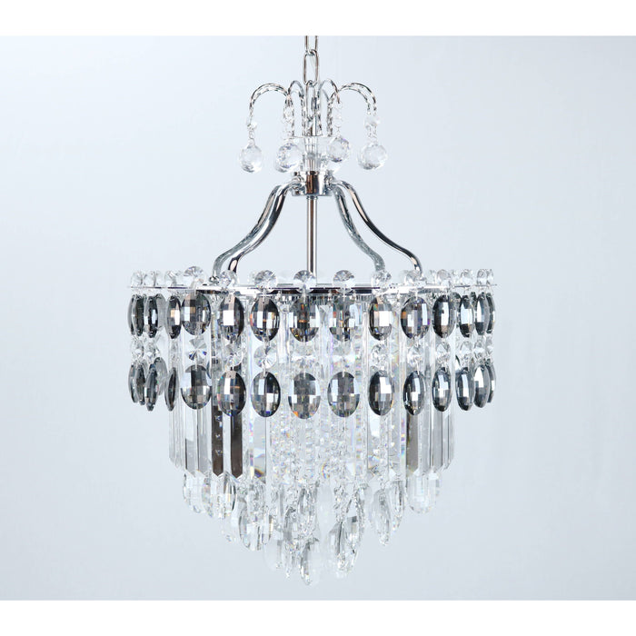 LAMP. TECHO CROMO 5L E14 40W