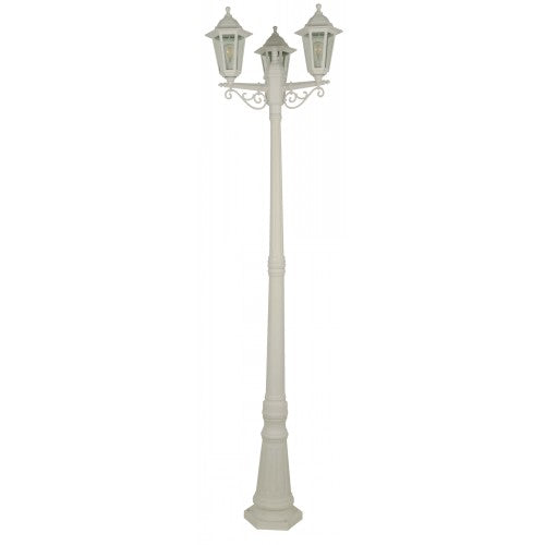 LAMP. EXT. POSTE BLANCO 3L E27 40W