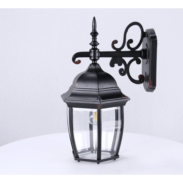 LAMP. EXT. PARED NEGRO 1L E27 100W