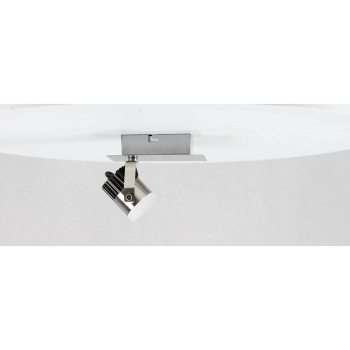 LAMP. LED TECHO REFLECTORA NIQUEL SATINADO 1L 5W 100-277V 3000K