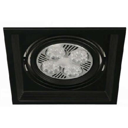 LAMP. TECHO NEGRO 1L E27 20W