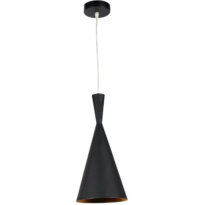 LAMP. COLGANTE NEGRO 1L E27 60W